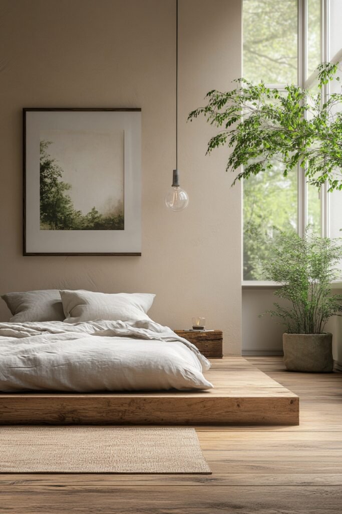 Minimal Organic Bedroom