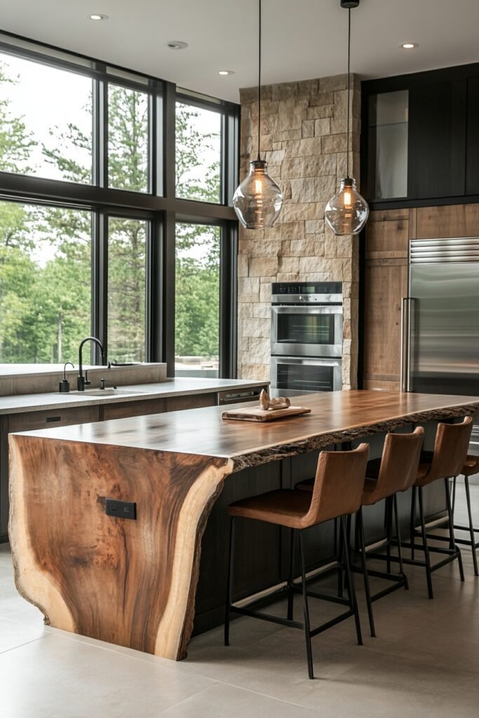 Modern Rustic Cooking Area