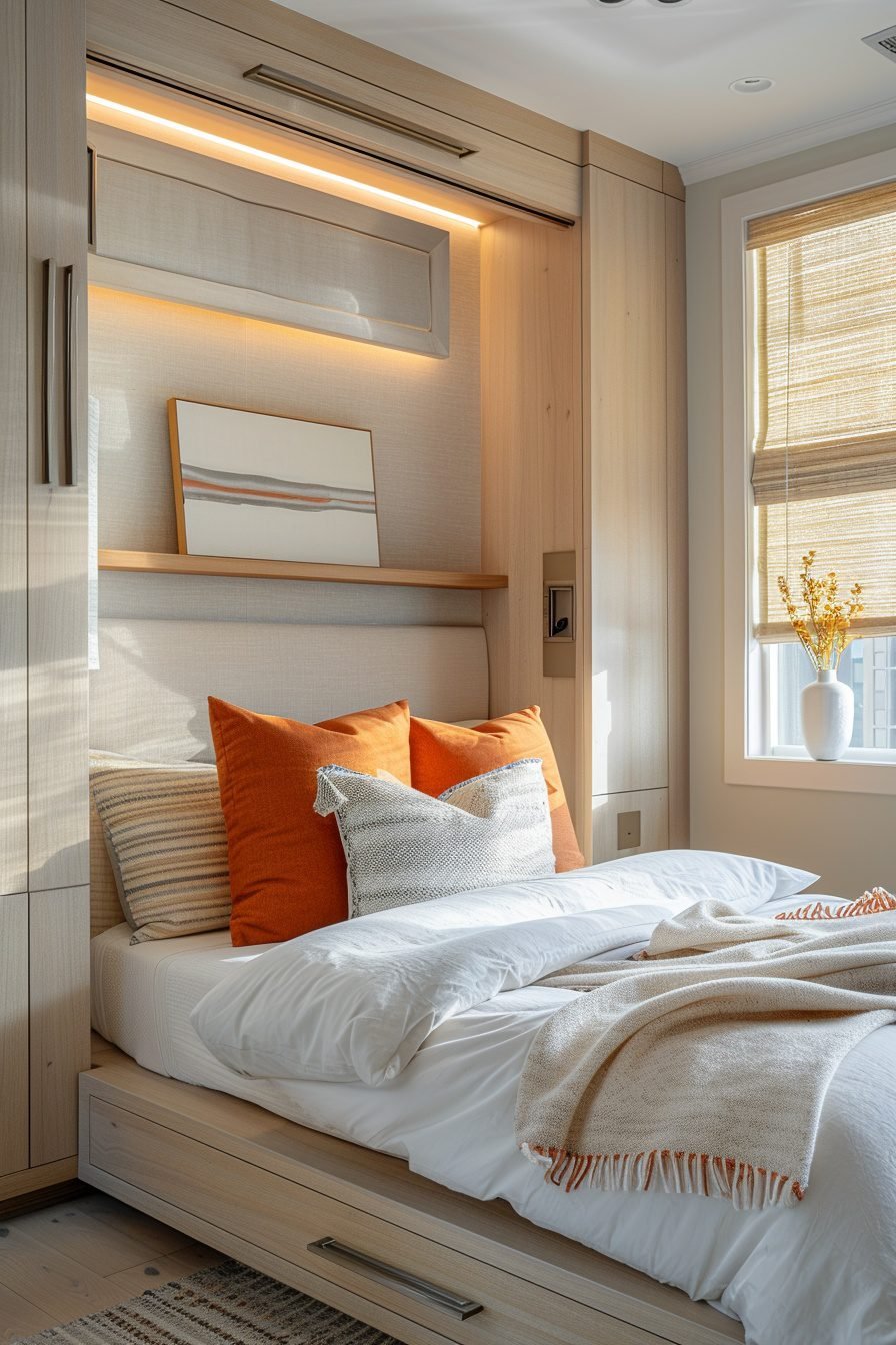 29 Tiny Bedroom Apartment Ideas For A Compact But Trendy Space - Learn California
