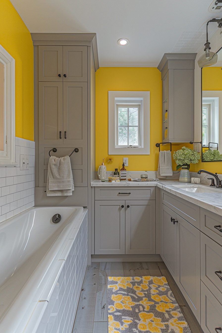 29 Yellow Bathroom Decor Ideas To Add Sunshine To Your Bathroom - Learn ...