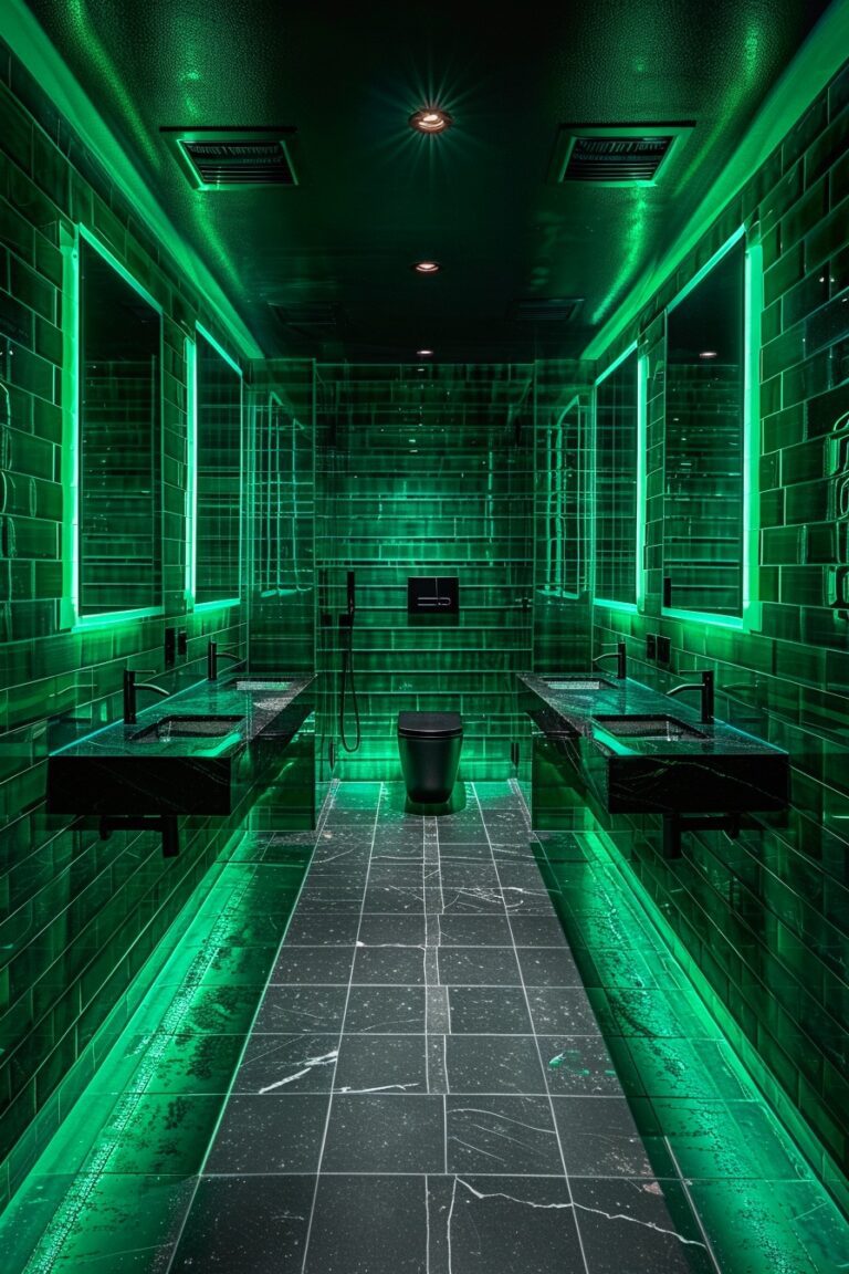 29 Green Bathroom Decor Ideas To Transform Your Space With Earthy ...