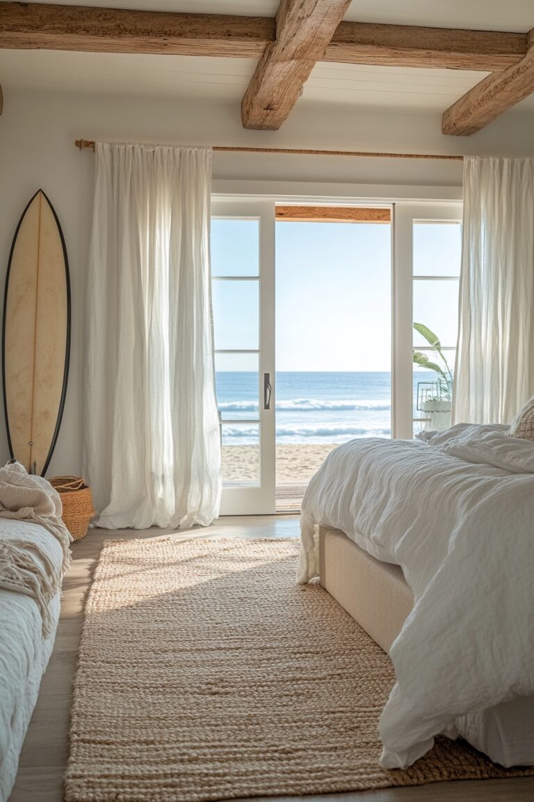 29 Coastal Farmhouse Bedroom Ideas To Create Your Dream Seaside Escape ...