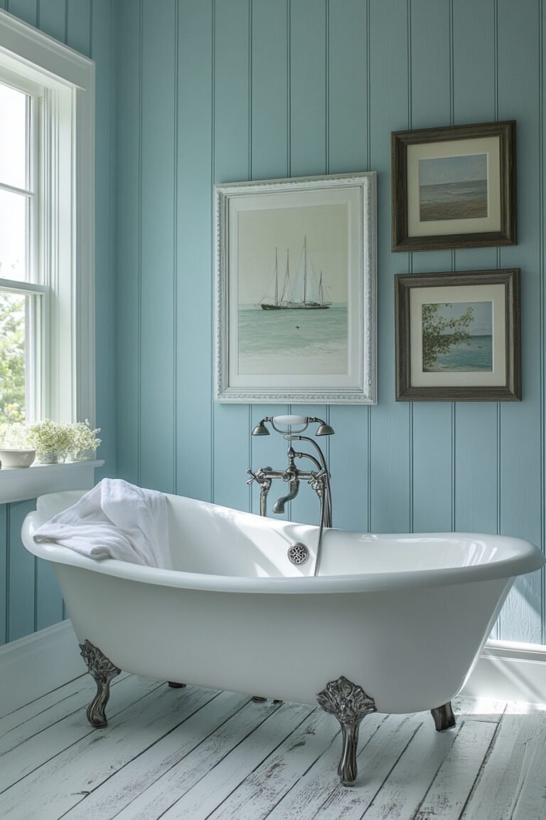 29 Coastal Farmhouse Bathroom Ideas To Transform Your Washroom Into A ...