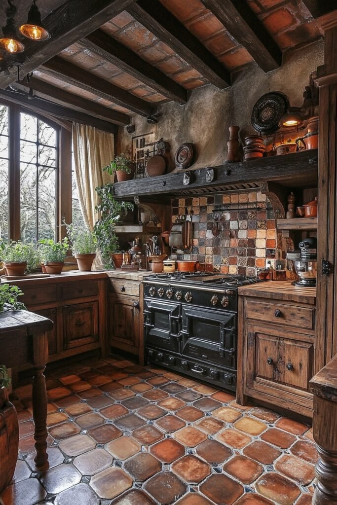 Old World Rustic Kitchen