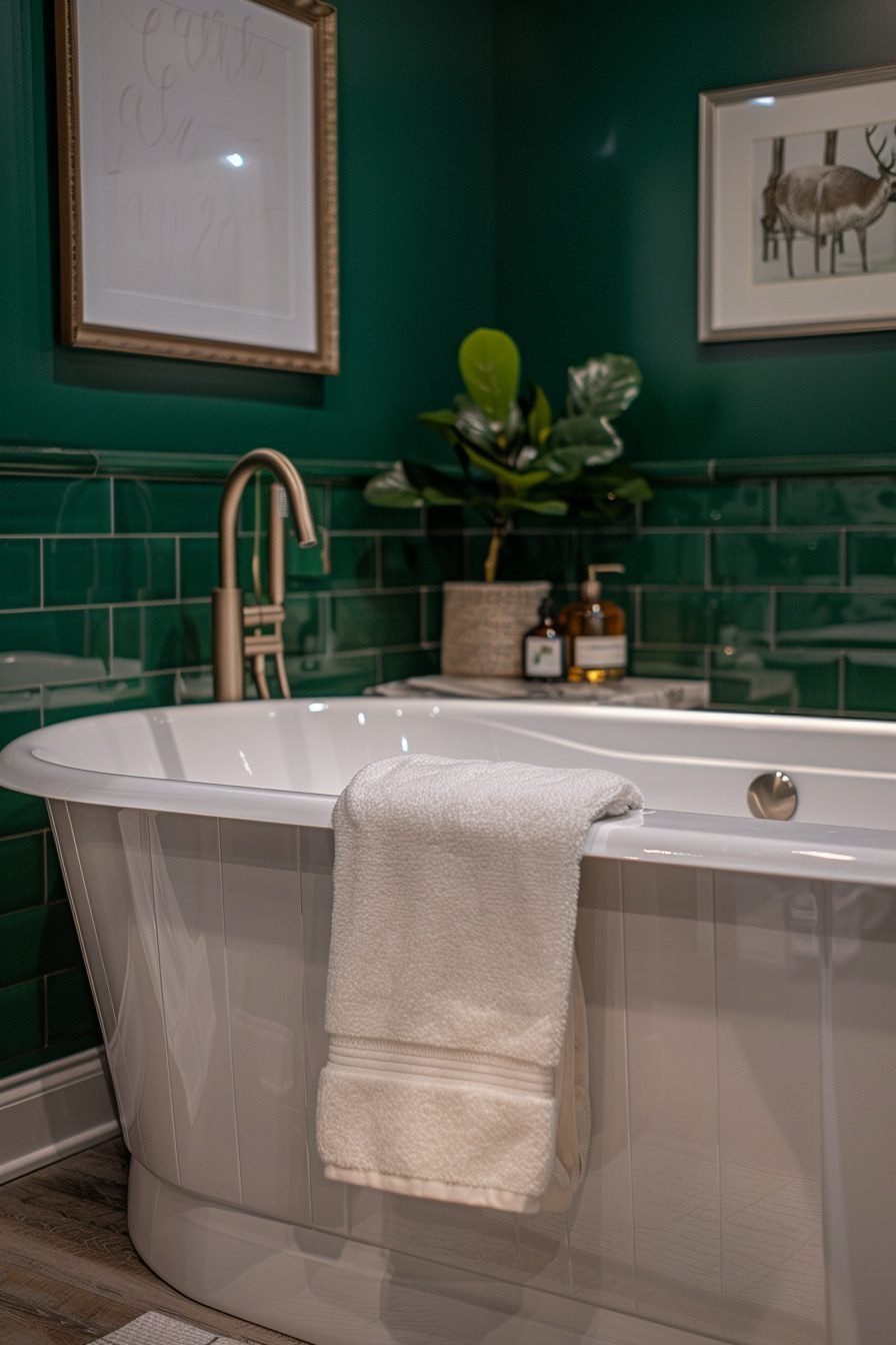 29 Green Bathroom Decor Ideas To Transform Your Space With Earthy ...