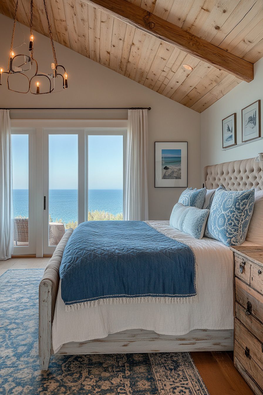 29 Coastal Farmhouse Bedroom Ideas To Create Your Dream Seaside Escape ...