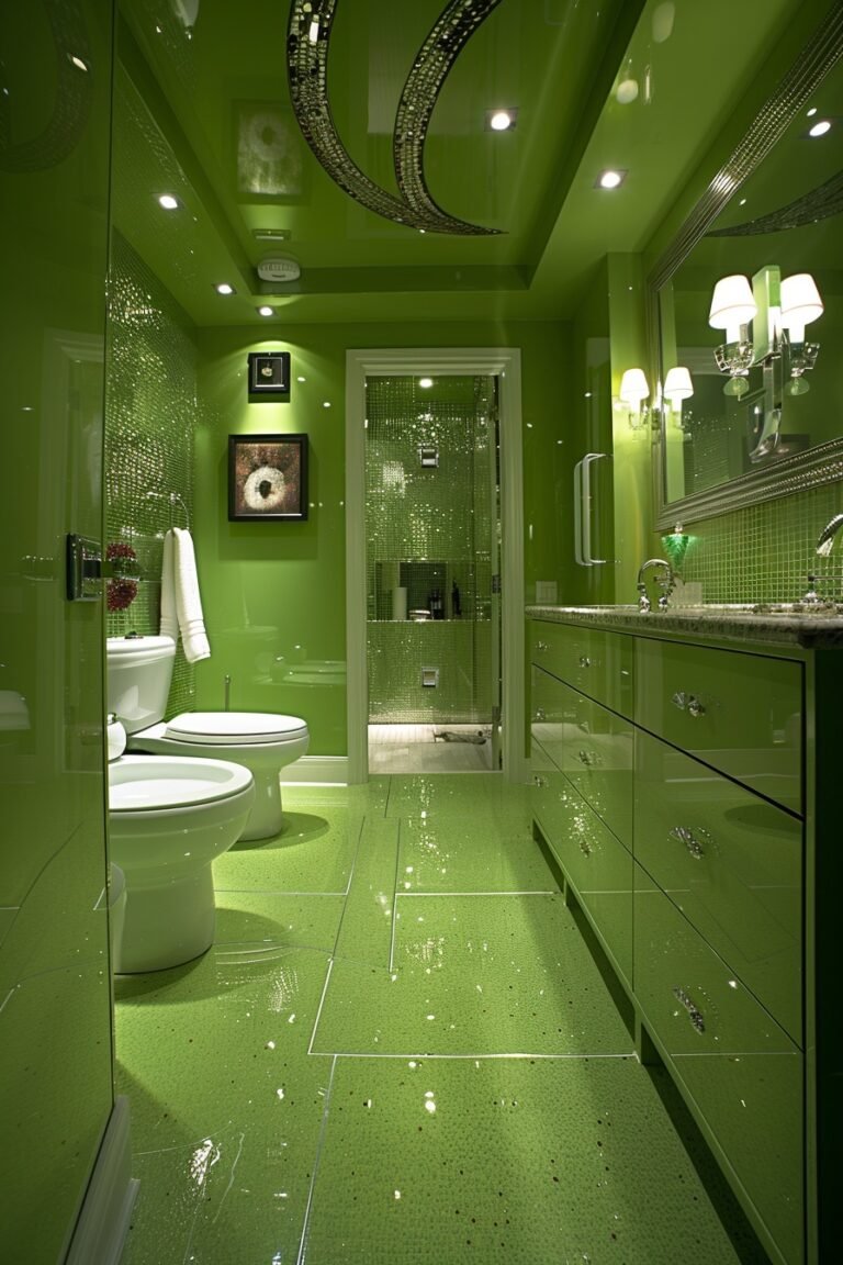 29 Green Bathroom Decor Ideas To Transform Your Space With Earthy Elegance - Learn California