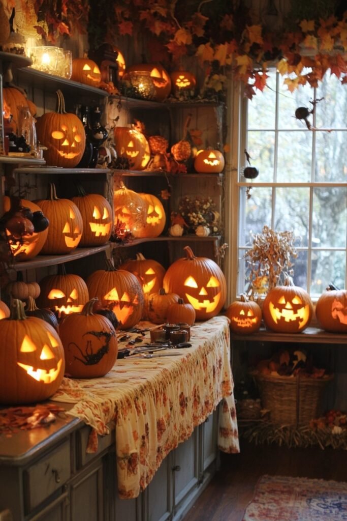 Pumpkin Carving Kitchen