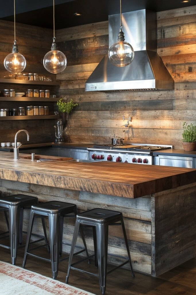 Reclaimed Wood Kitchen