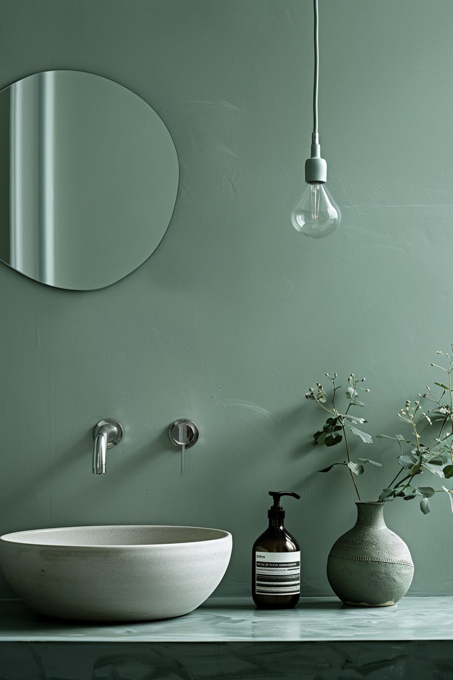 29 Green Bathroom Decor Ideas To Transform Your Space With Earthy ...