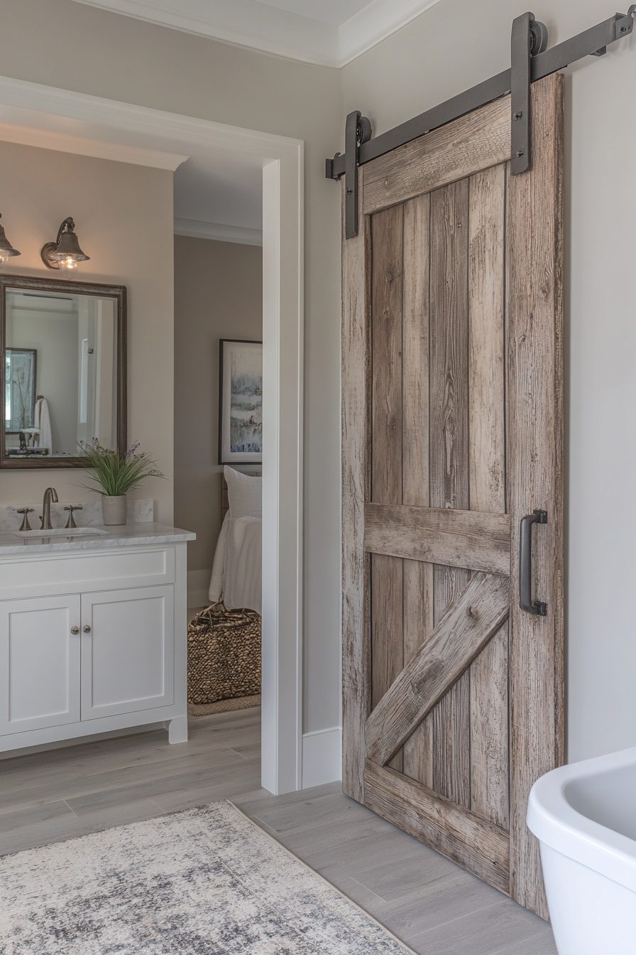 29 Coastal Farmhouse Bathroom Ideas To Transform Your Washroom Into A ...