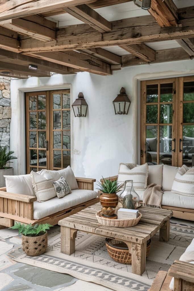 Rustic Scandi Boho Patio Elegance