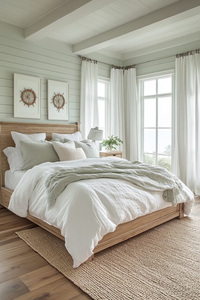 29 Coastal Farmhouse Bedroom Ideas To Create Your Dream Seaside Escape ...