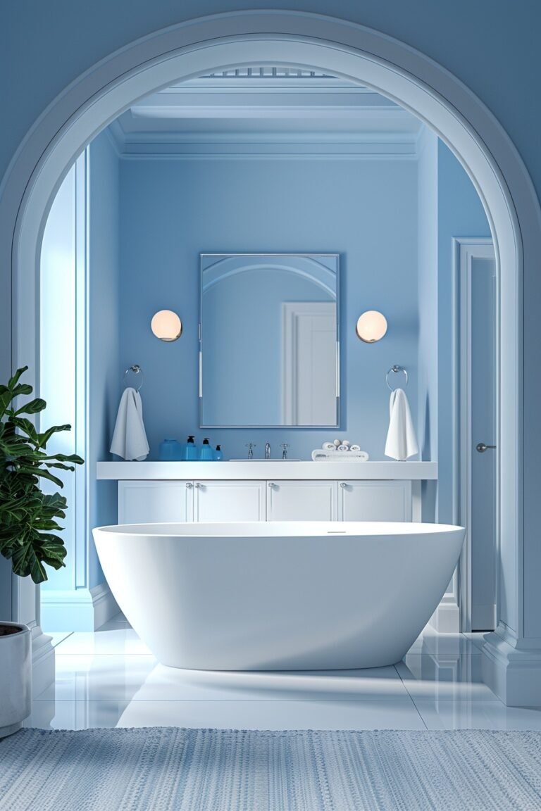 29 Blue Bathroom Decor Ideas For A Vibrant Yet Peaceful Ambiance ...
