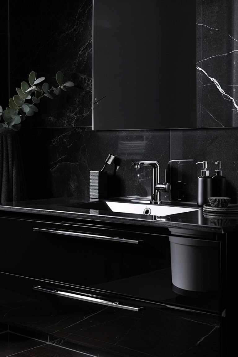 29 Black Bathroom Decor Ideas For A Bold And Stylish Space Learn