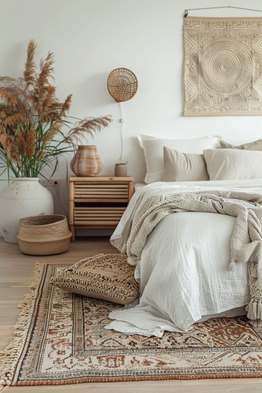 29 Scandi Boho Bedroom Ideas To Create A Dreamy Sleep Haven - Learn California