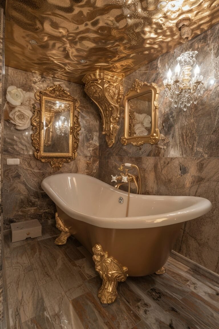 29 Gold Bathroom Decor Ideas For A Modern And Glamorous Upgrade - Learn California