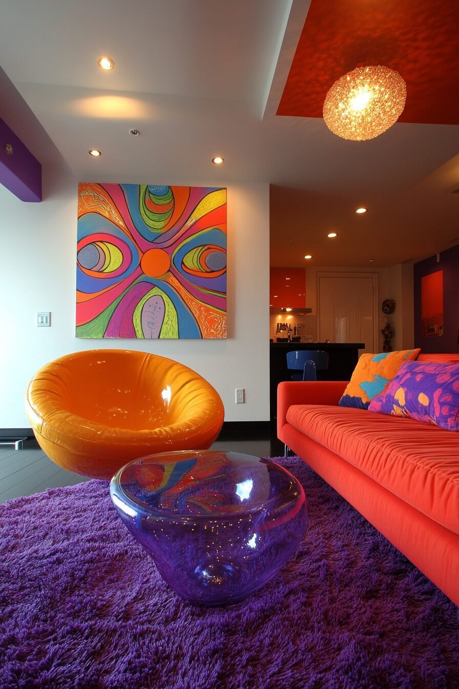 Inside a feminine vintage Chicago apartment | Colorful thrifted home ...