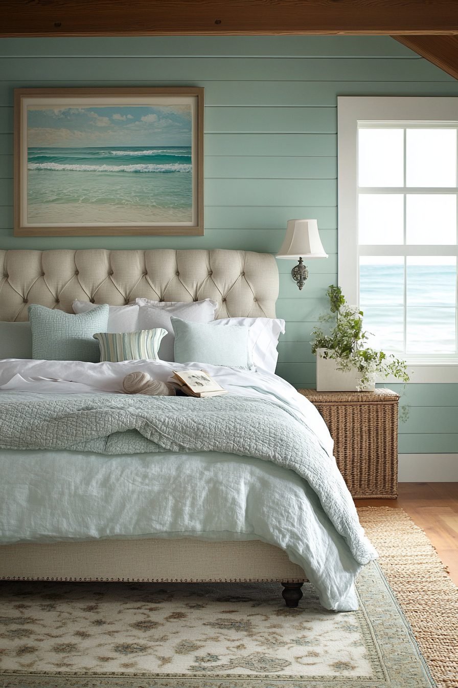 29 Coastal Farmhouse Bedroom Ideas To Create Your Dream Seaside Escape ...
