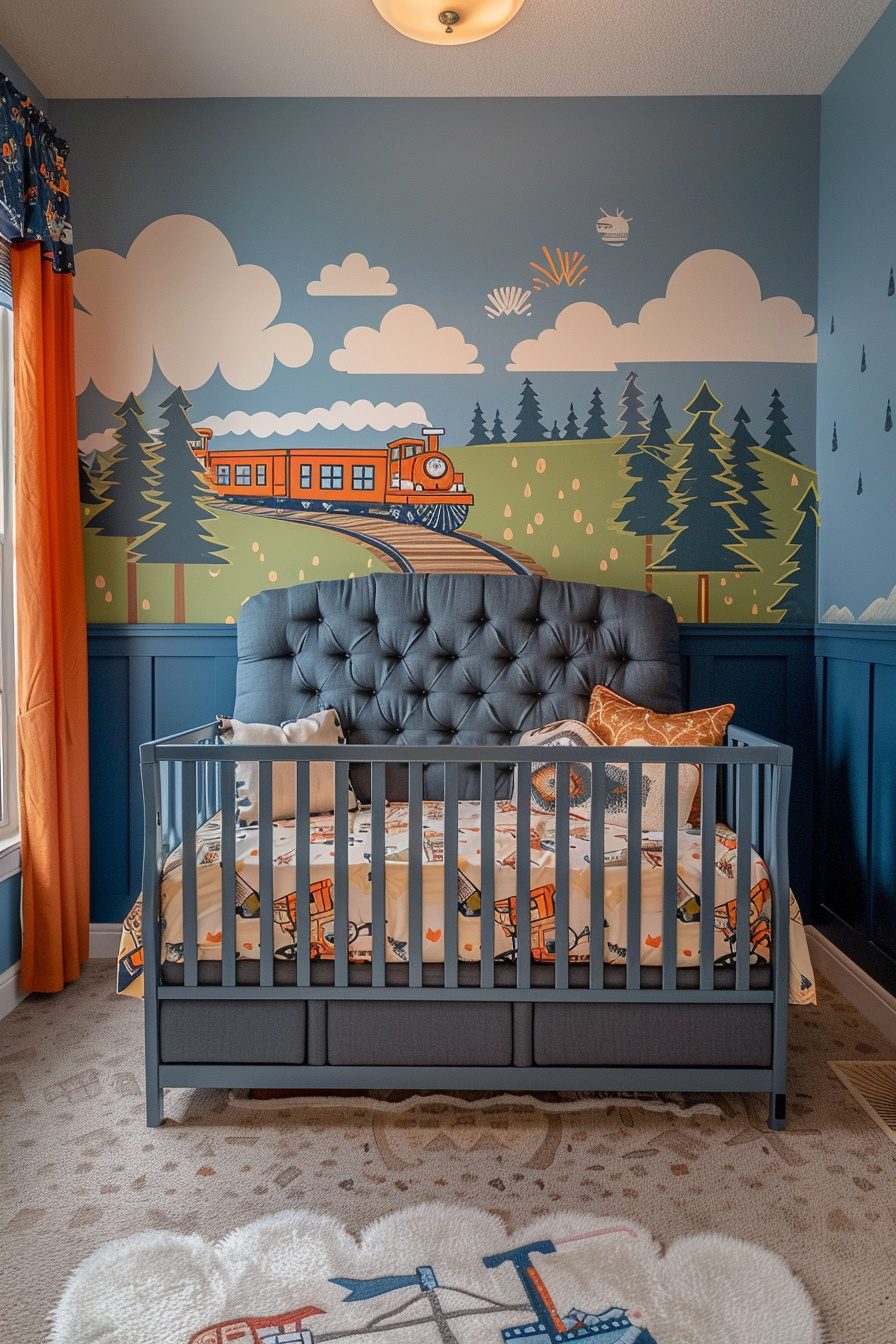 29 Nursery Room Ideas For A Boy Featuring Bold Colors And Creative ...