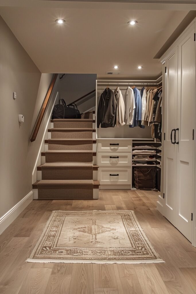 Under-Stair Closet Conversion