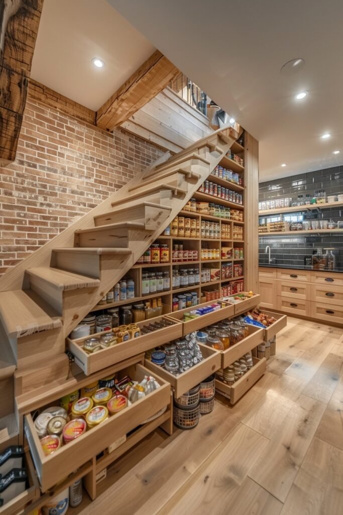 Under-Stair Pantry Design