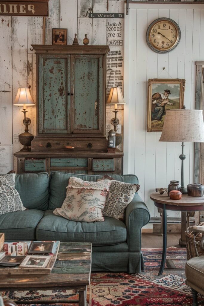 Vintage Charm in Barndominium Decor