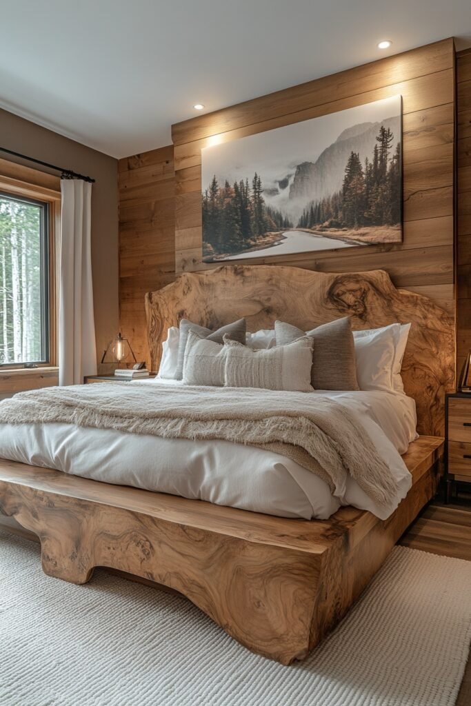 Warm Wooden Touch Bedroom