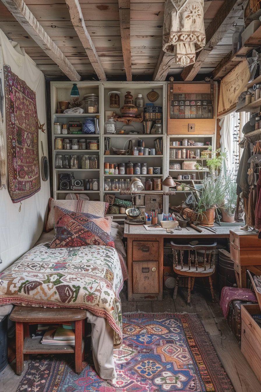 29 Rustic Boho Witchy Bedroom Ideas For A Touch Of Magic - Learn California