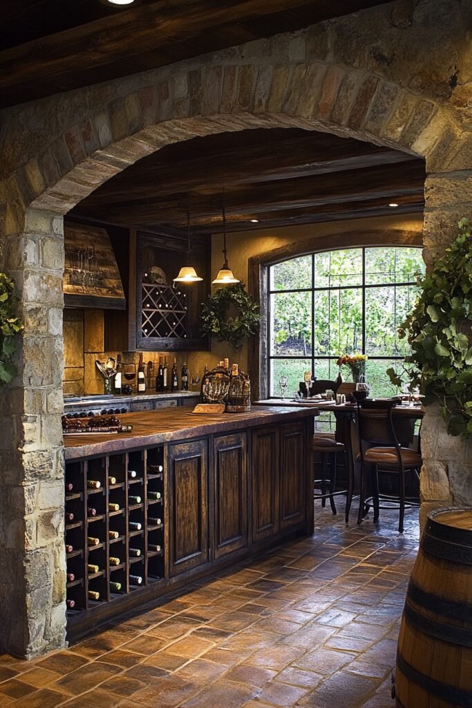 Wine Country Rustic Kitchen