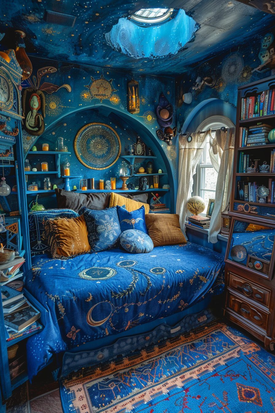 29 Blue Witchy Bedroom Ideas For A Mystical And Serene Space - Learn ...