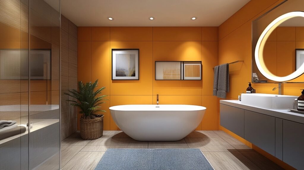 Yellow Bathroom Decor