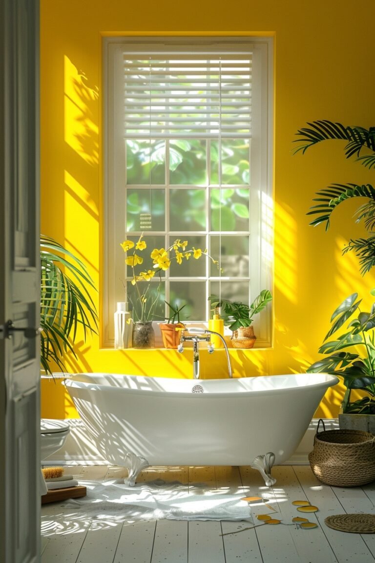 29 Yellow Bathroom Decor Ideas To Add Sunshine To Your Bathroom - Learn ...