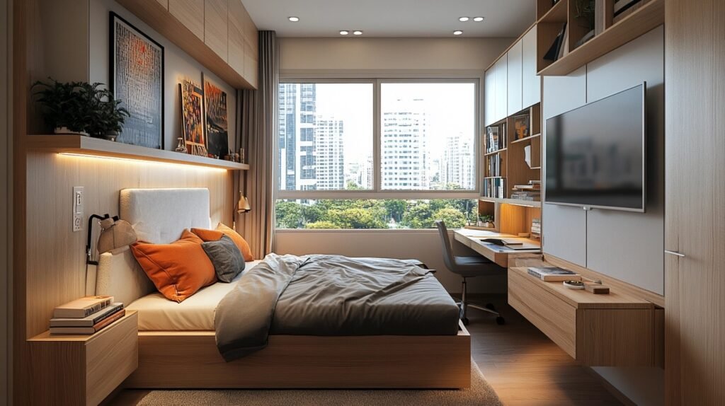 tiny bedroom apartment ideas