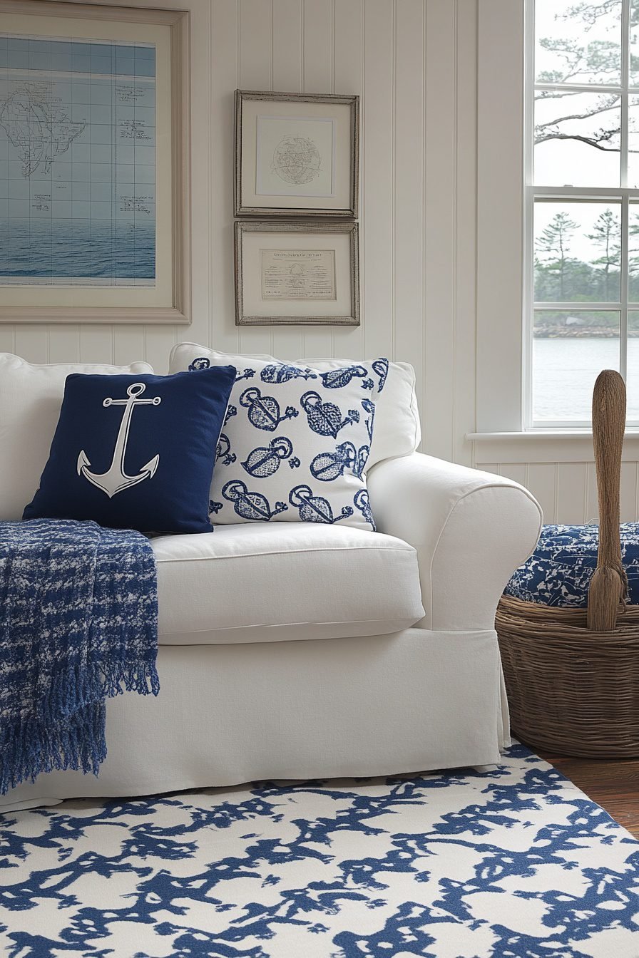 29 Coastal Preppy Living Room Decor Ideas To Infuse Your Space With ...