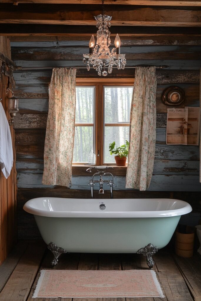 Chic Rustic Bathroom