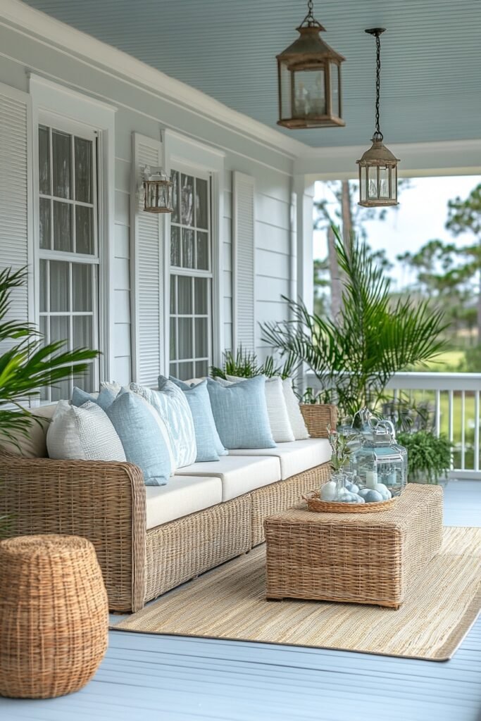 Coastal Contemporary Porches