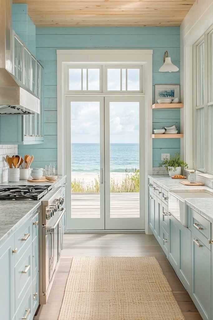 Coastal Farmhouse Escape Kitchen