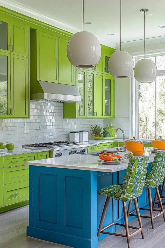 Color Burst Kitchen