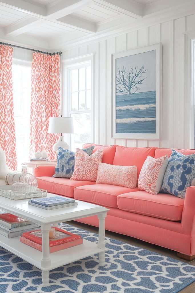 Coral Accent Pop