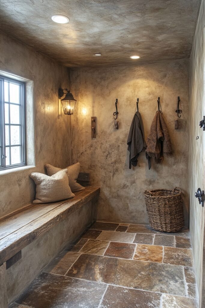 Earthen Elegance Mudroom