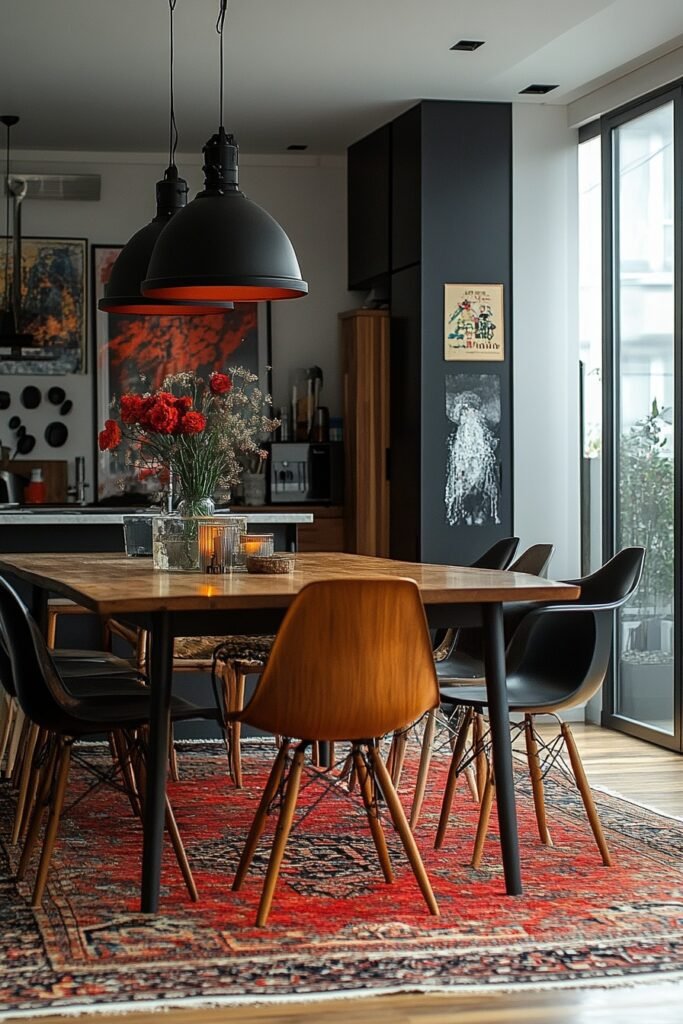 Eclectic Apartment Dining Spot