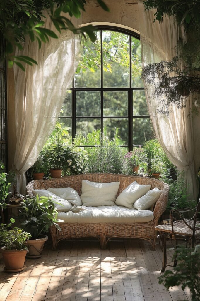 Elegant Aged Sunroom