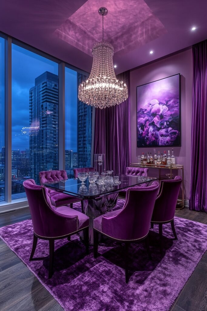 Elegant Condo Apartment Dining Room