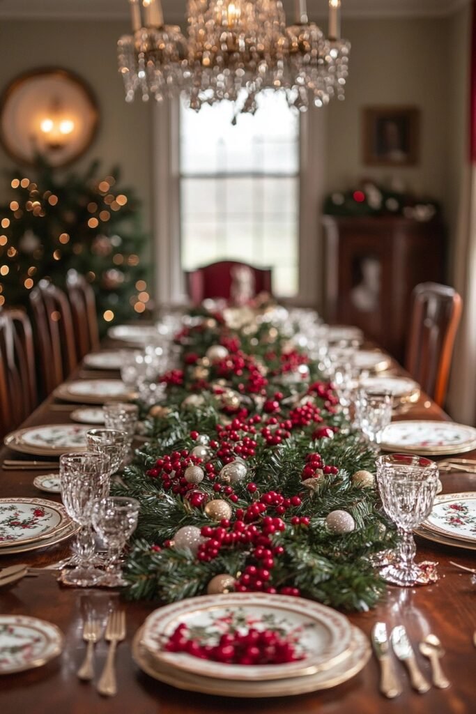 Elegant Holiday Dining Room