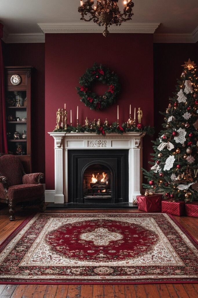 Elegant Victorian Parlor Christmas