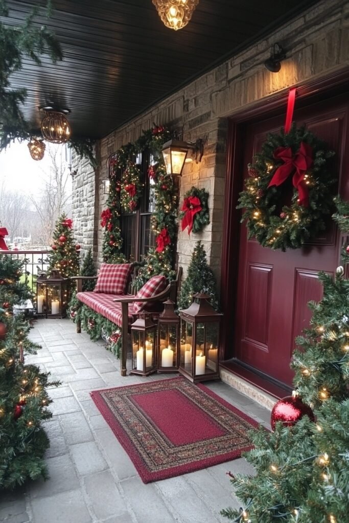 Evergreen Porch Greeting