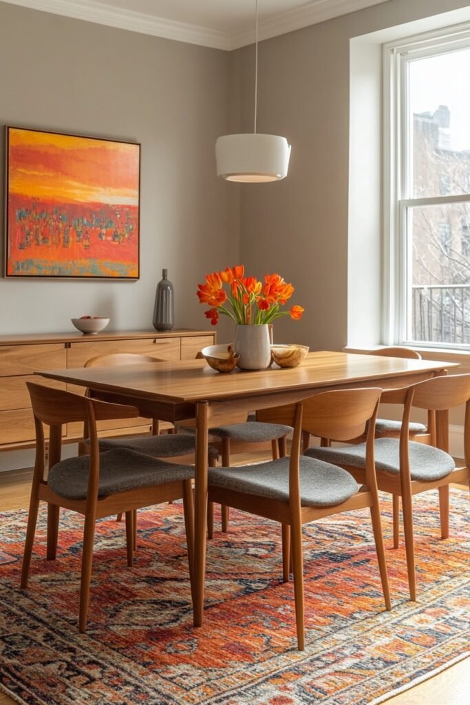 Family-Friendly Apartment Dining Room