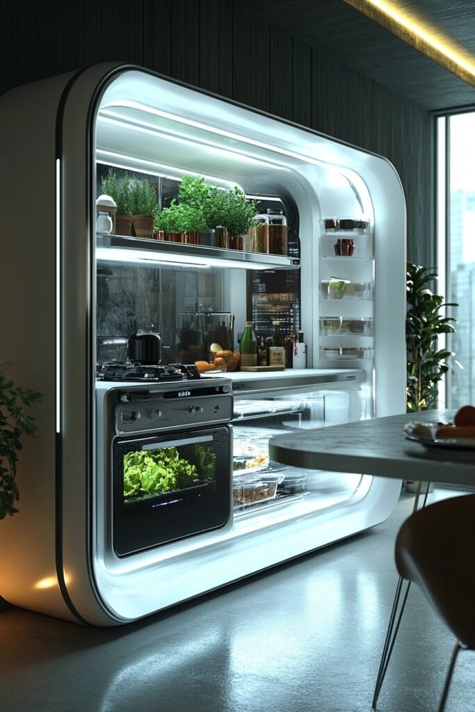 Futuristic Tech Kitchen