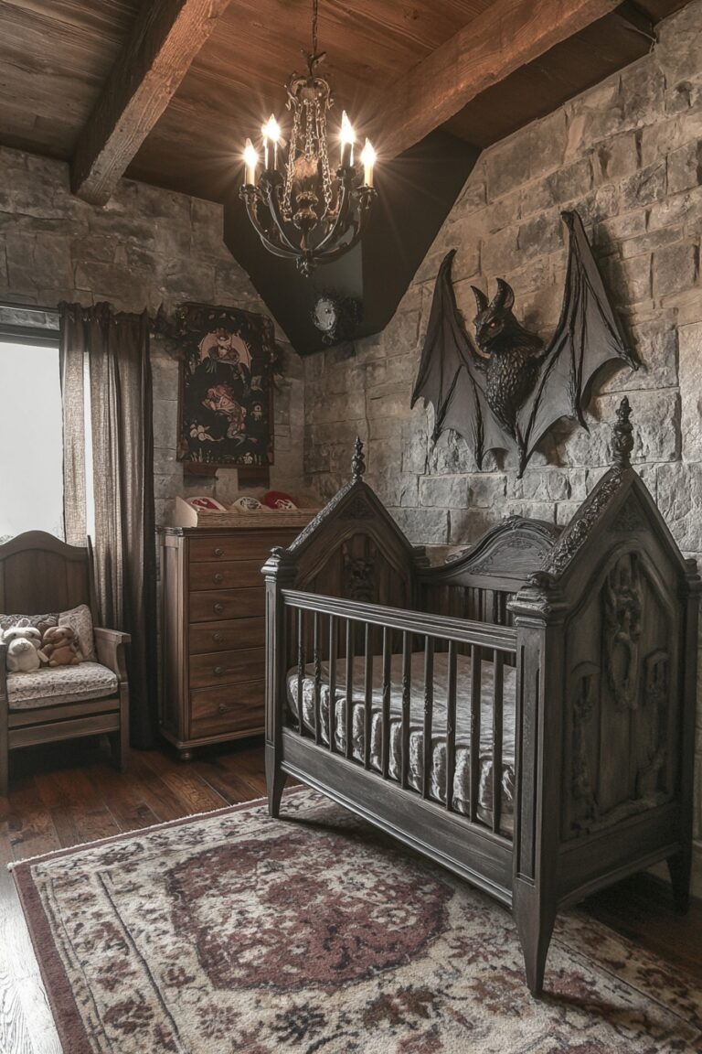 29 Western Gothic Nursery Ideas To Blend Gothic Flair With Comfort ...